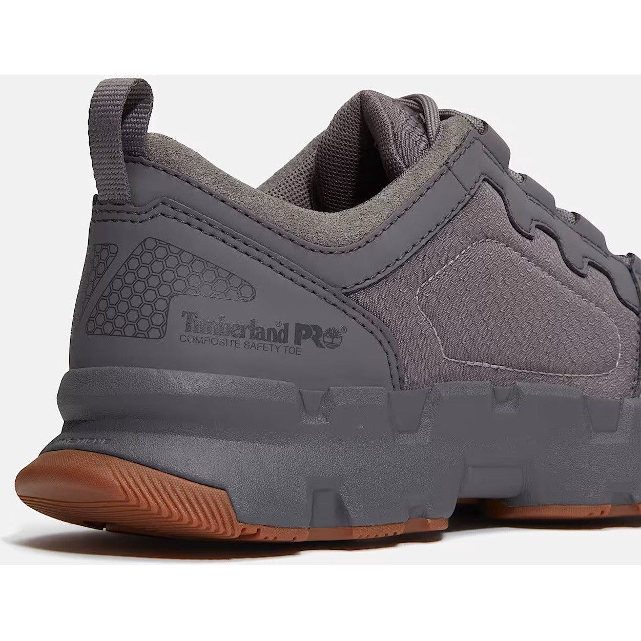 Timberland Pro Men's Powertrain Composite Toe Sneaker Work Shoe- Grey- TB0A67NQY55 - Overlook Boots