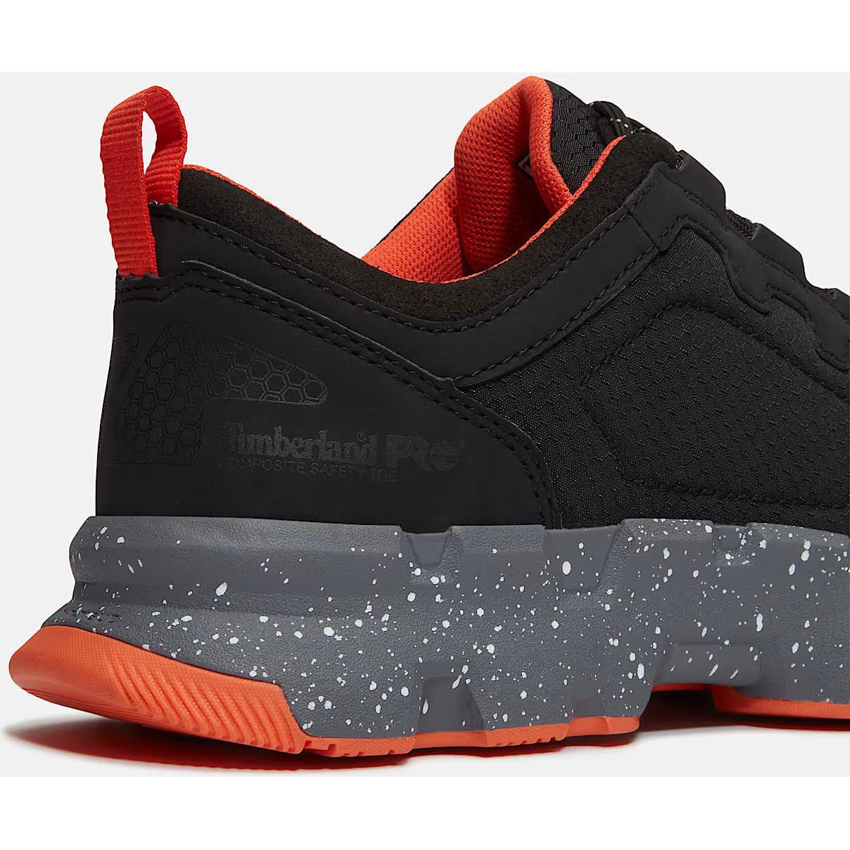 Timberland Pro Men's Powertrain Composite Toe Sneaker Work Shoe - Black- TB0A67NQEEM - Overlook Boots