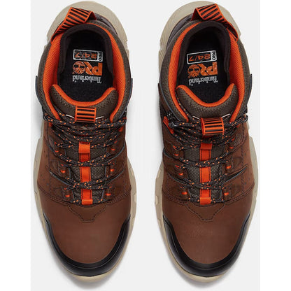 Timberland Pro Men's Tempe 6" Soft Toe Waterproof Work Boot- Brown- TB0A63WQEPB - Overlook Boots