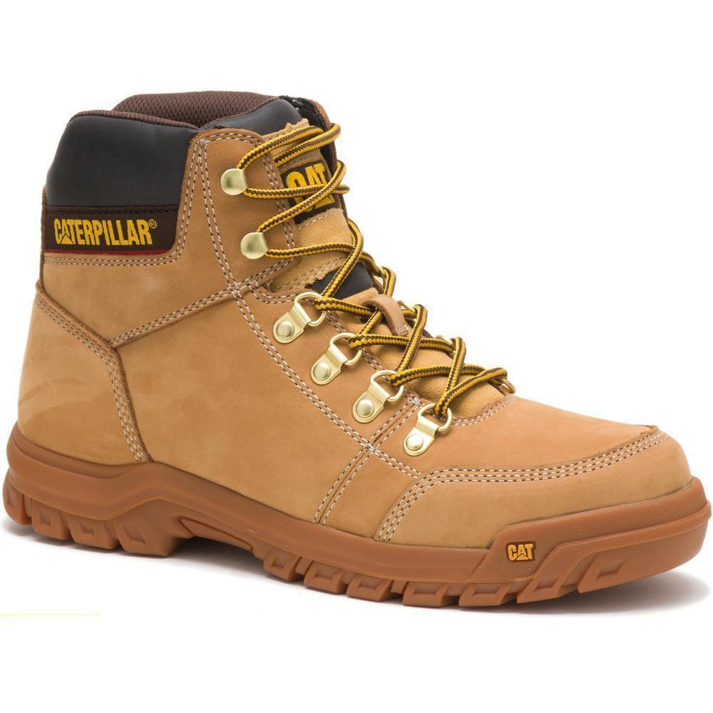 CAT Men's Outline 6" Work Boot  - Wheat - P74086 7 / Medium / Wheat - Overlook Boots