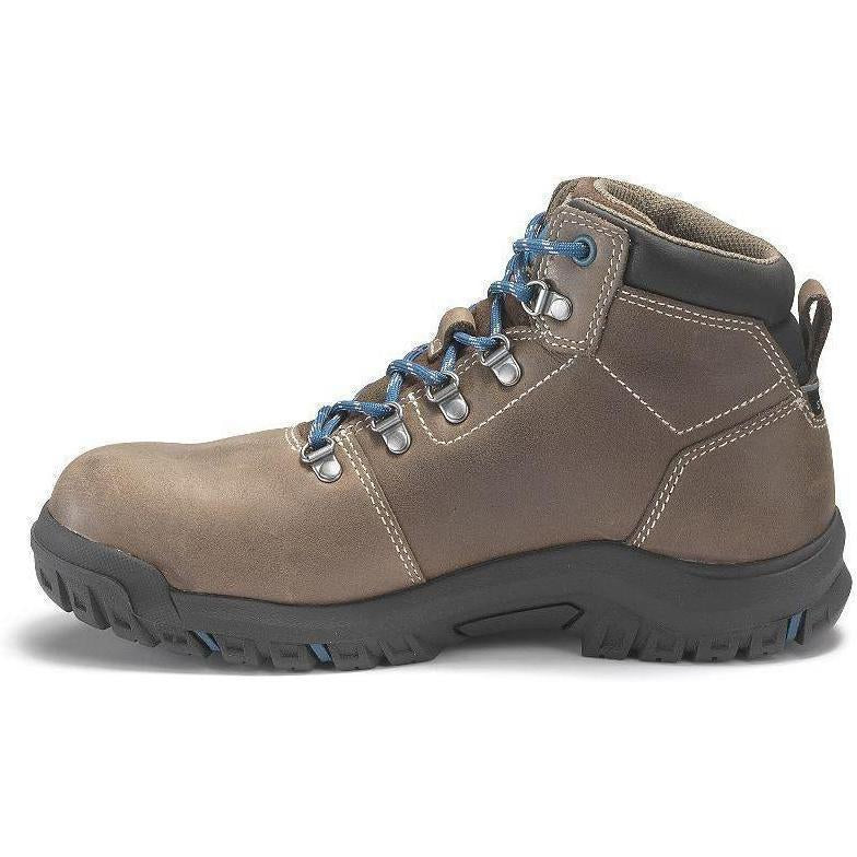 CAT Womens Mae Steel Toe Waterproof Work Shoe - Brown - P91012  - Overlook Boots