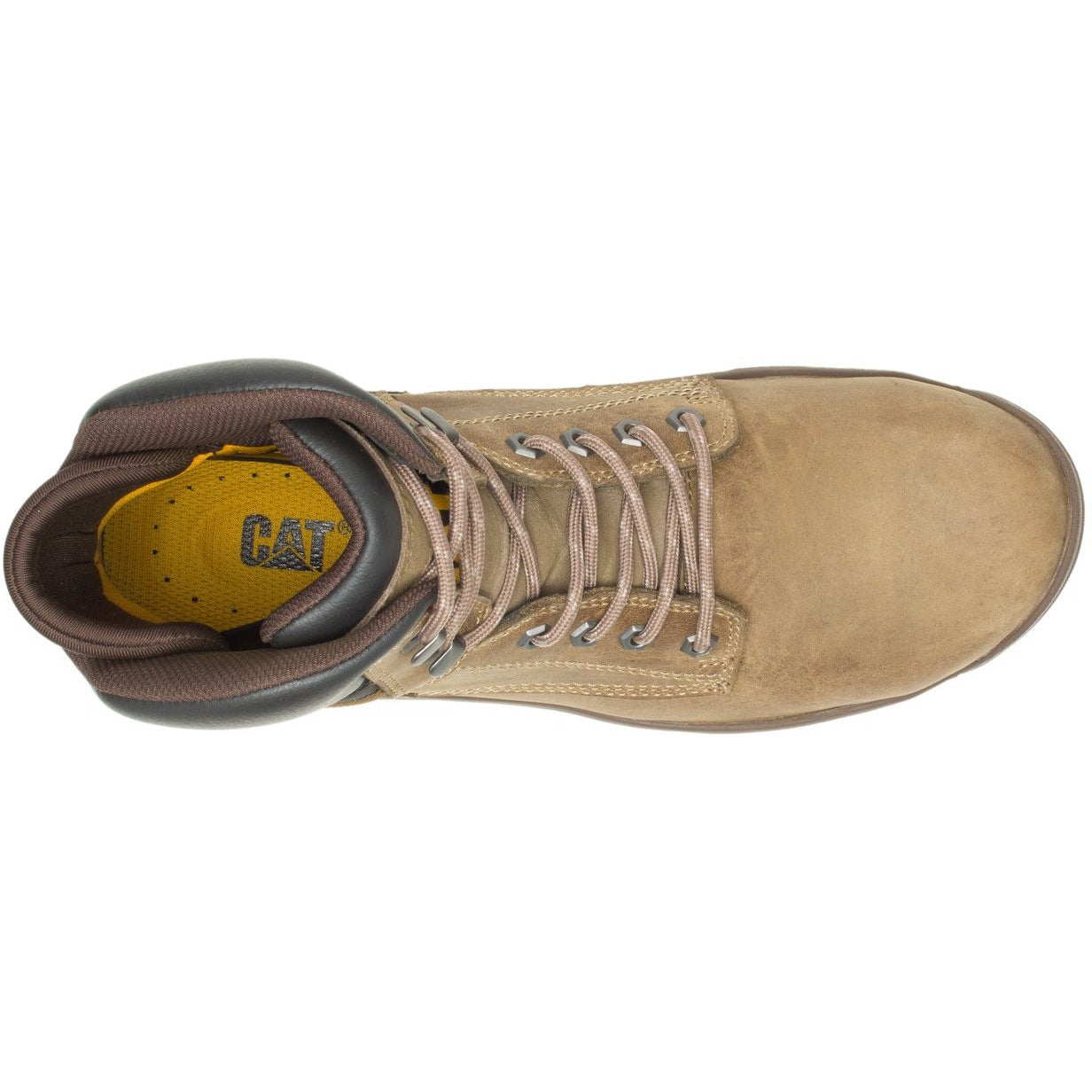 CAT Men's Mobilize Alloy Toe Work Boot - Fossil - P91268  - Overlook Boots