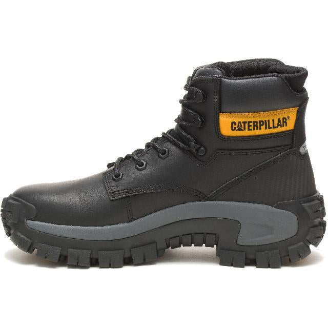 CAT Men's Invader Hi Steel Toe Work Boot - Black - P91287  - Overlook Boots