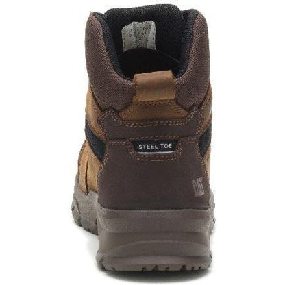 CAT Men's Accomplice X Steel Toe Waterproof Work Boot - Brown - P91331 - Overlook Boots