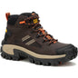 Cat Men's Invader Mid Vent Composite Toe Slip Resistant Work Boot -Coffee- P91663 7 / Medium / Brown - Overlook Boots