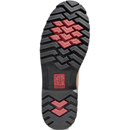 Kodiak Men's Mckinney 8" Composite Toe Waterproof Safety Work Boot -Brown- 4NLSBN - Overlook Boots