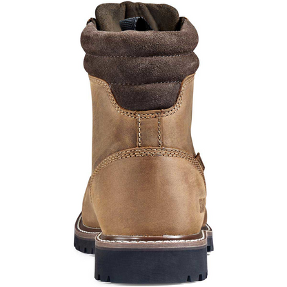 Kodiak Men's Mckinney 6" Waterproof Slip Resistant Safety Work Boot -Brown- 4TDQBN - Overlook Boots