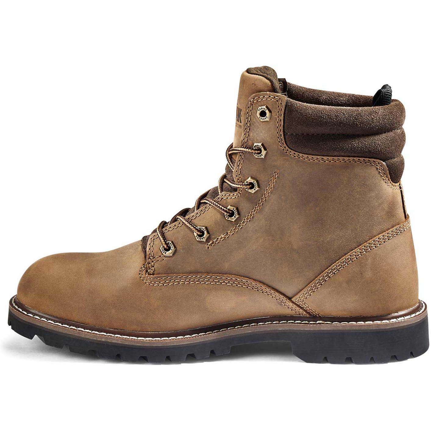 Kodiak Men's Mckinney 6" Waterproof Slip Resistant Safety Work Boot -Brown- 4TDQBN - Overlook Boots