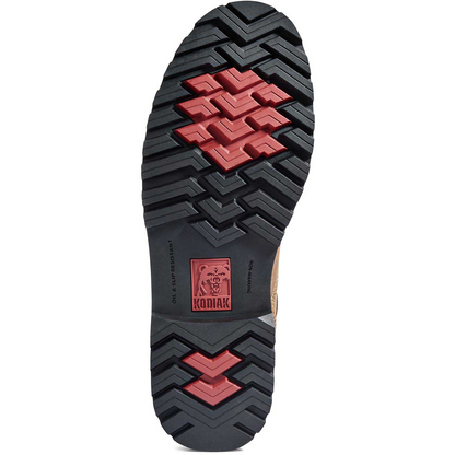 Kodiak Men's Mckinney 6" Waterproof Slip Resistant Safety Work Boot -Brown- 4TDQBN - Overlook Boots