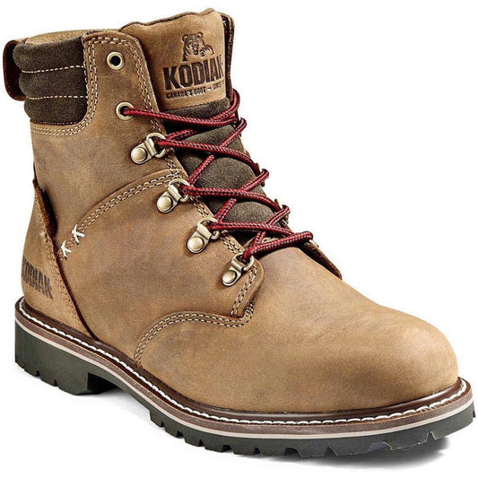 Kodiak Women's Bralorne 6" Waterproof Slip Resistant Safety Work Boot -Brown- 4TDSBN 5 / Medium / Brown - Overlook Boots