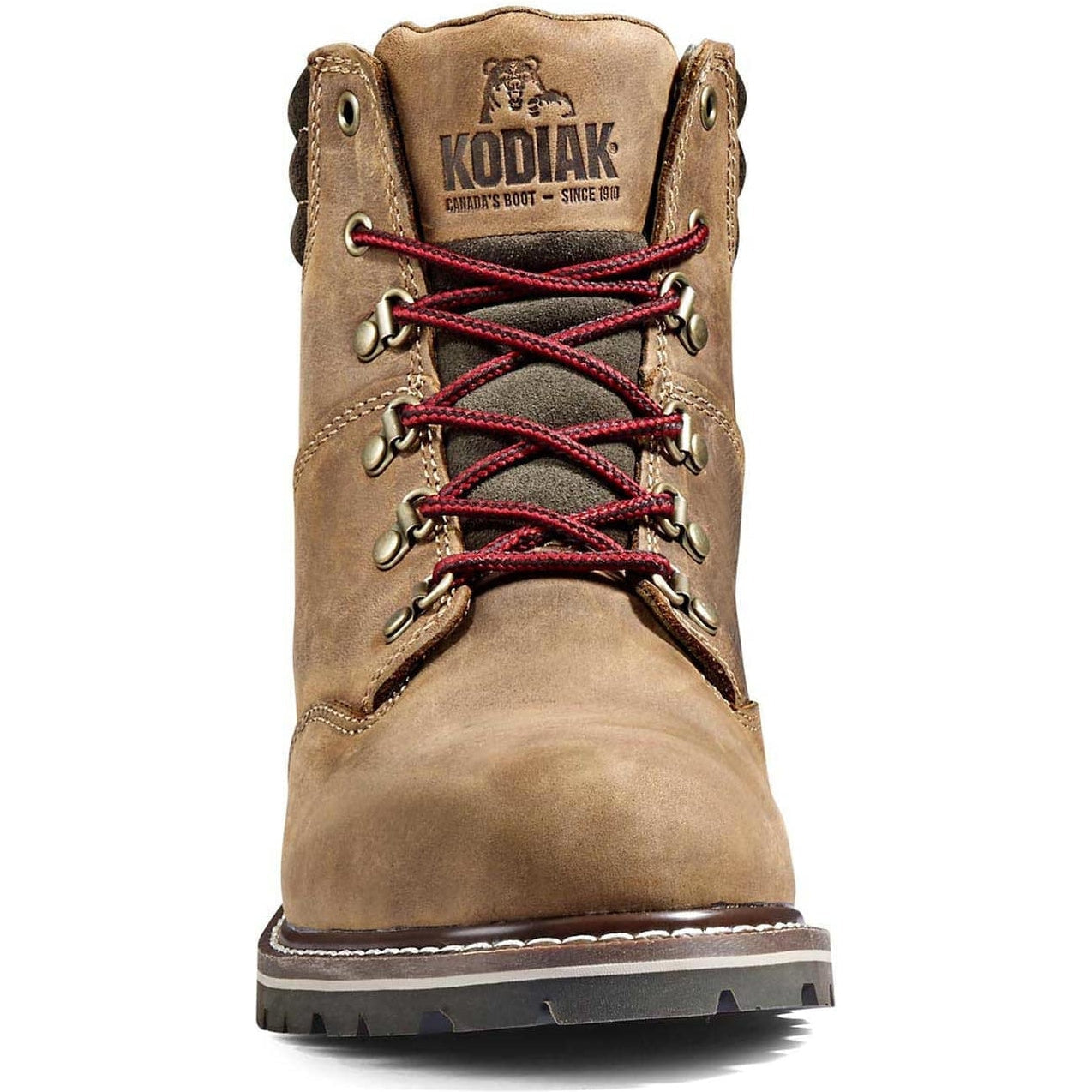 Kodiak Women's Bralorne 6" Waterproof Slip Resistant Safety Work Boot -Brown- 4TDSBN - Overlook Boots