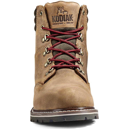 Kodiak Women's Bralorne 6" Waterproof Slip Resistant Safety Work Boot -Brown- 4TDSBN - Overlook Boots