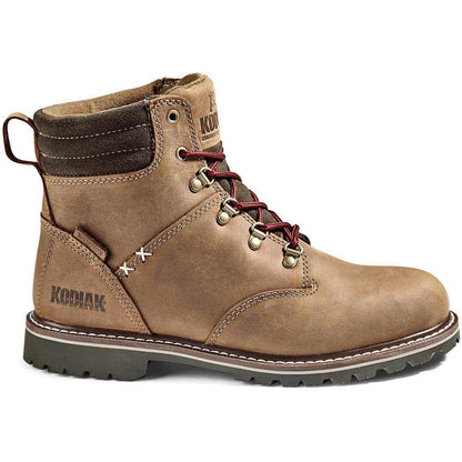 Kodiak Women's Bralorne 6" Waterproof Slip Resistant Safety Work Boot -Brown- 4TDSBN - Overlook Boots