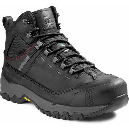 Kodiak Men's Quest Bound Composite Toe Waterproof Hiker Work Boot -Black- 4TELBK 7 / Wide / Black - Overlook Boots