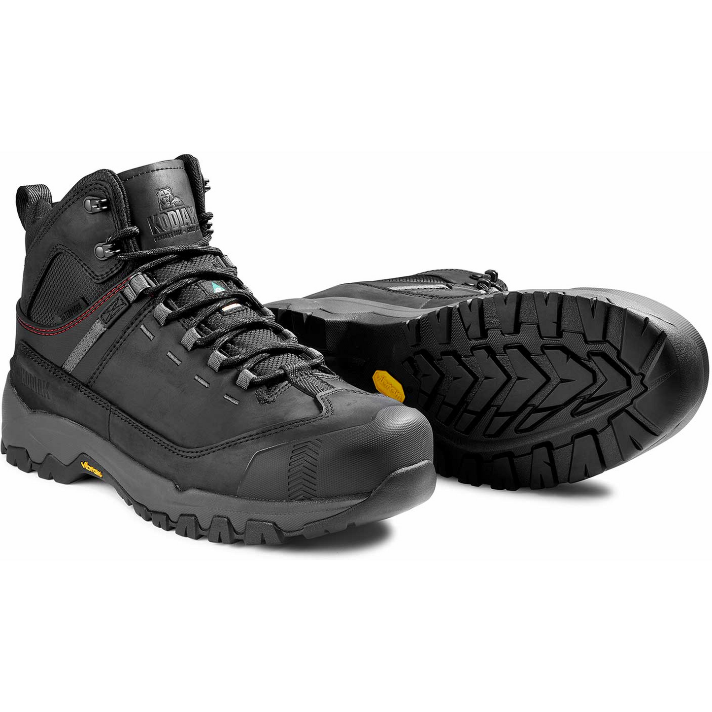 Kodiak Men's Quest Bound Composite Toe Waterproof Hiker Work Boot -Black- 4TELBK - Overlook Boots