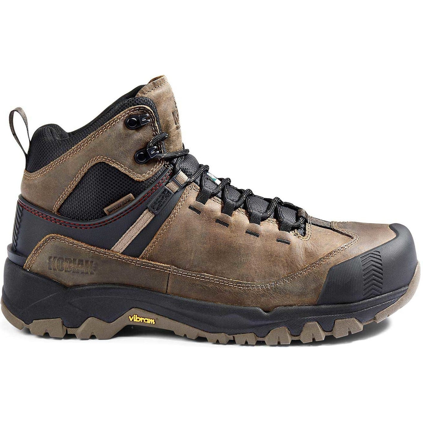 Kodiak Men's Quest Bound Composite Toe Waterproof Hiker Work Boot -Fossil- 4TELFS 7 / Wide / Fossil - Overlook Boots
