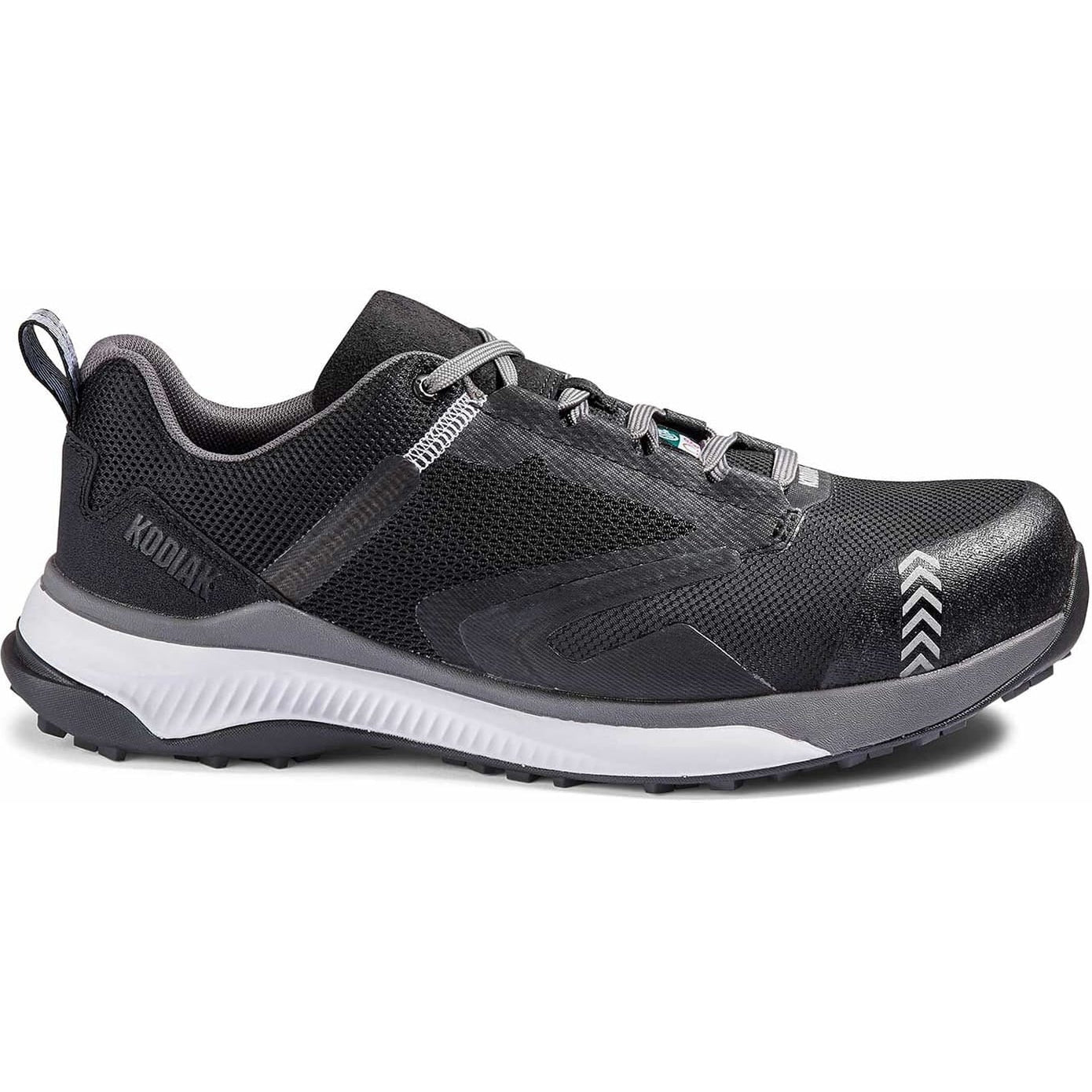 Kodiak Men's Quicktrail Low Composite Toe Athletic Safety Work Shoe -Black- 4TGYBK 7 / Wide / Black - Overlook Boots