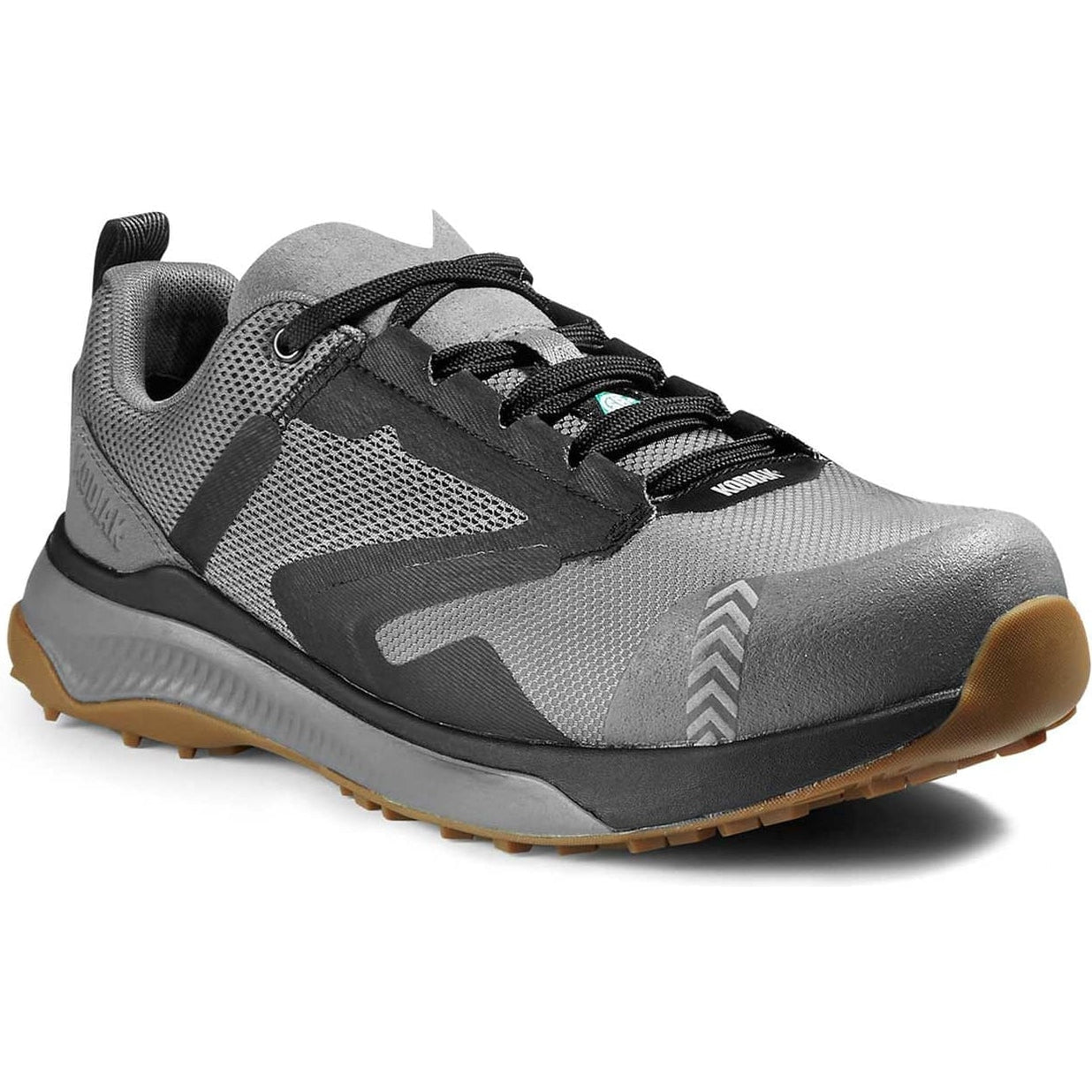 Kodiak Men's Quicktrail Low Composite Toe Athletic Safety Work Shoe -Gray- 4TGYGY 7 / Wide / Gray - Overlook Boots