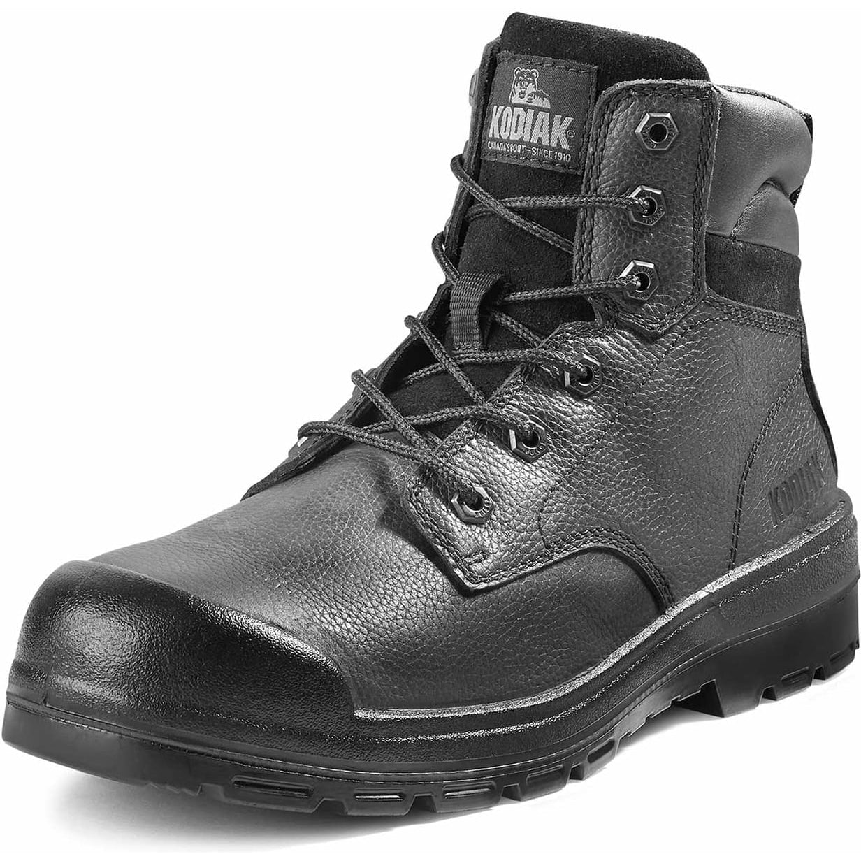 Kodiak Men's Greb 6" Steel Toe Safety Work Boot - Black - 4TH4BK  - Overlook Boots