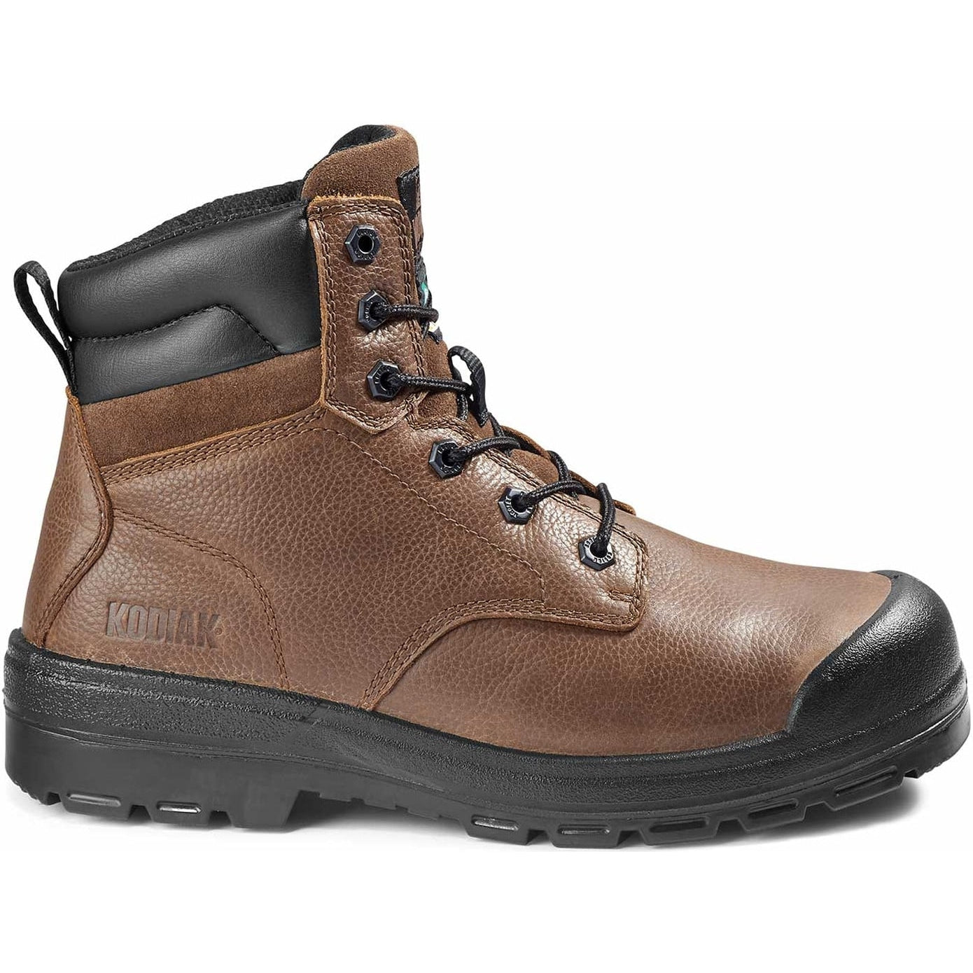Kodiak Men's Greb 6" Steel Toe Slip Resistant Safety Work Boot -Brown- 4TH4BN - Overlook Boots