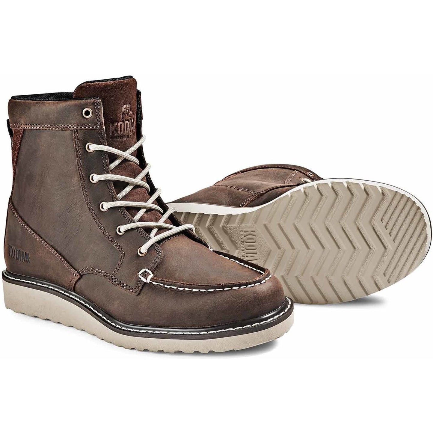 Kodiak Women's Whitton 6" Soft Toe Safety Work Boot -Brown- 4THKDB  - Overlook Boots