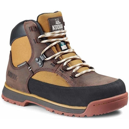 Kodiak Women's Greb Classic Steel Toe Waterproof Hiker Work Boot -Brown- 834YBN 5 / Medium / Brown - Overlook Boots