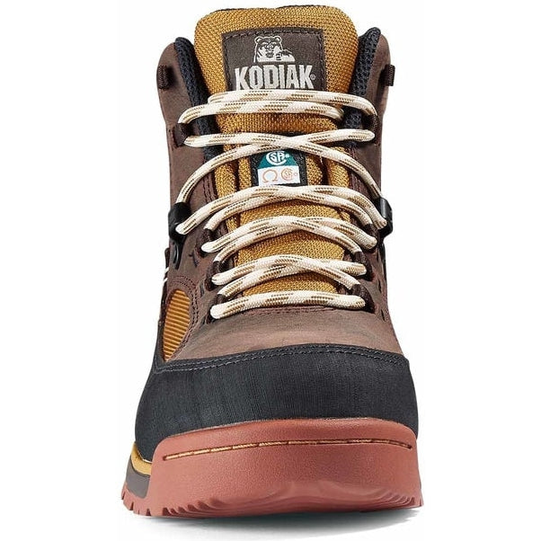 Kodiak Women's Greb Classic Steel Toe Waterproof Hiker Work Boot -Brown- 834YBN - Overlook Boots