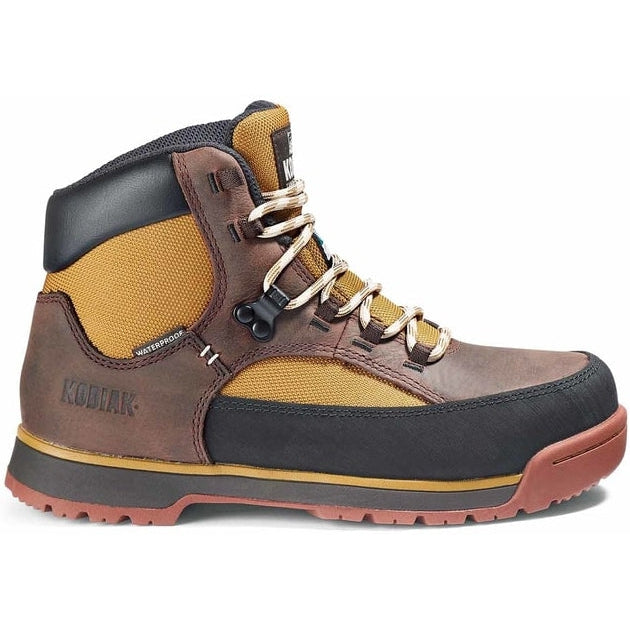 Kodiak Women's Greb Classic Steel Toe Waterproof Hiker Work Boot -Brown- 834YBN - Overlook Boots