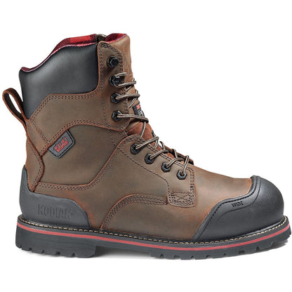 Kodiak Men's Widebody Warm 8" Composite Toe Waterproof Work Boot -Brown- 8353DB 8 / Extra Wide / Brown - Overlook Boots
