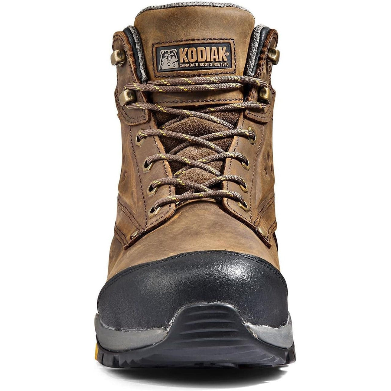 Kodiak Men's Crusade 6" Composite Toe Waterproof Hiker Safety Work Boot -Brown- K4NKAD - Overlook Boots