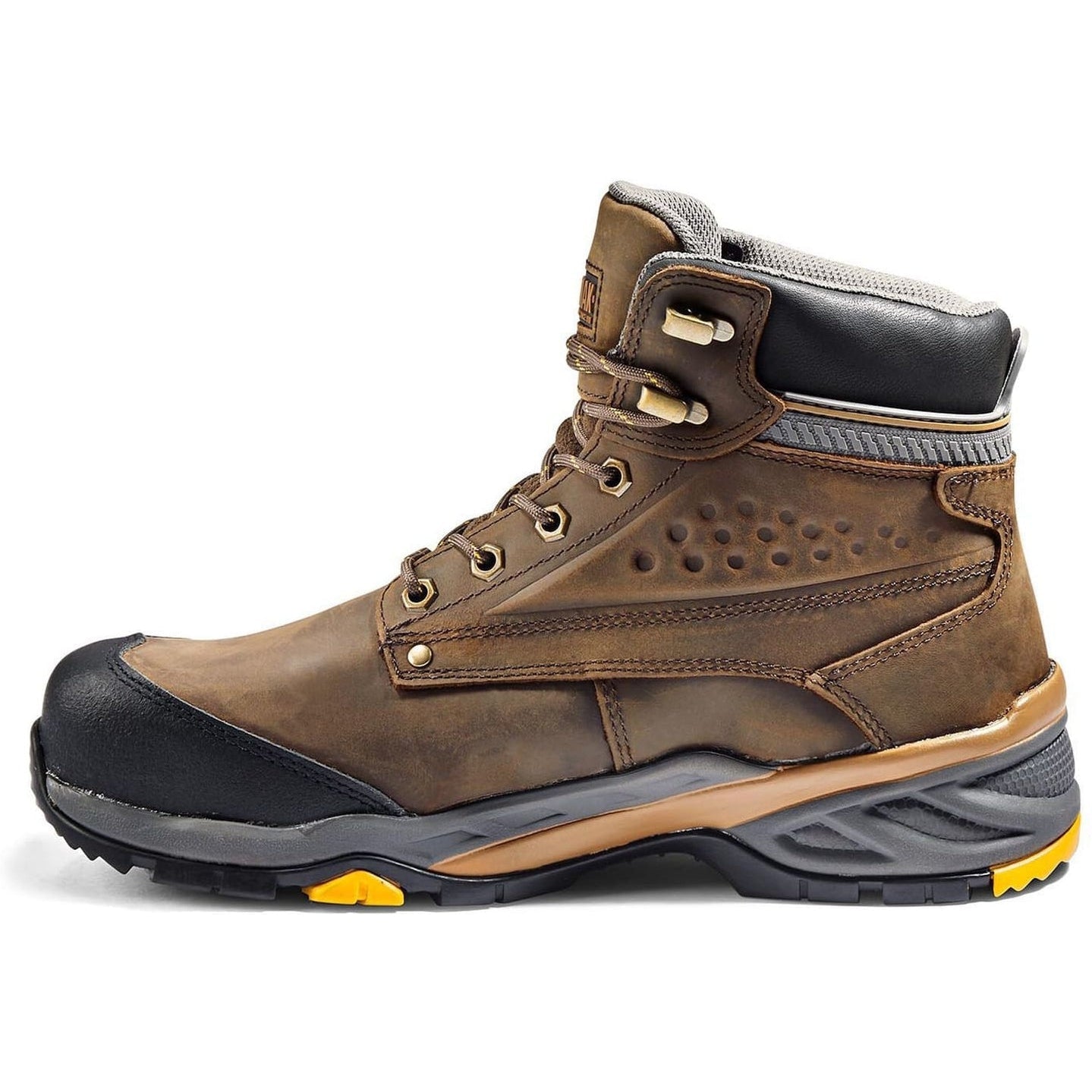 Kodiak Men's Crusade 6" Composite Toe Waterproof Hiker Safety Work Boot -Brown- K4NKAD - Overlook Boots