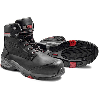 Kodiak Men's Crusade 6" Composite Toe Waterproof Hiker Safety Work Boot -Black- K4NKBK - Overlook Boots