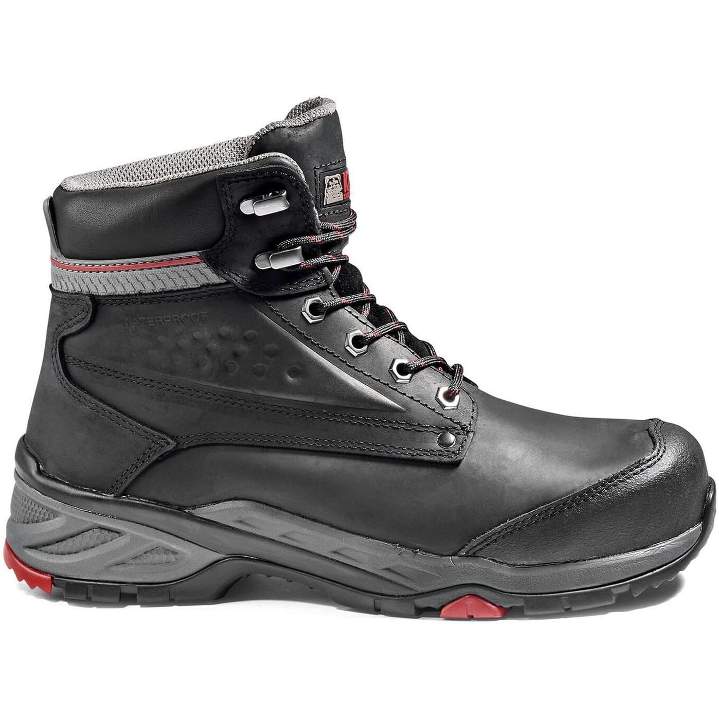 Kodiak Men's Crusade 6" Composite Toe Waterproof Hiker Safety Work Boot -Black- K4NKBK - Overlook Boots