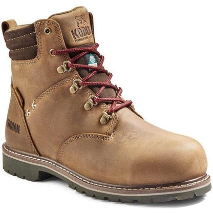 Kodiak Women's Bralorne 6" Composite Toe Waterproof Safety Work Boot -Brown- K4TEBN 5 / Medium / Brown - Overlook Boots