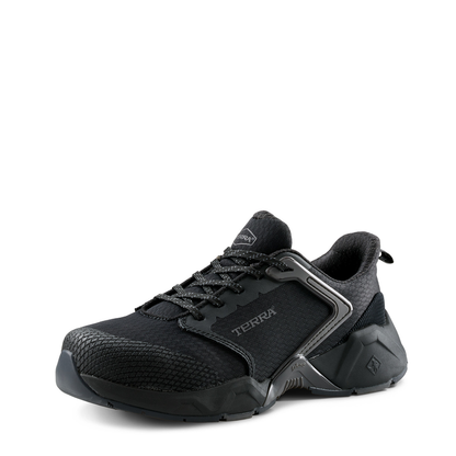 Terra Men's Terra Vector Composite Toe Athletic Safety Work Shoe - Black - 1298BK - Overlook Boots