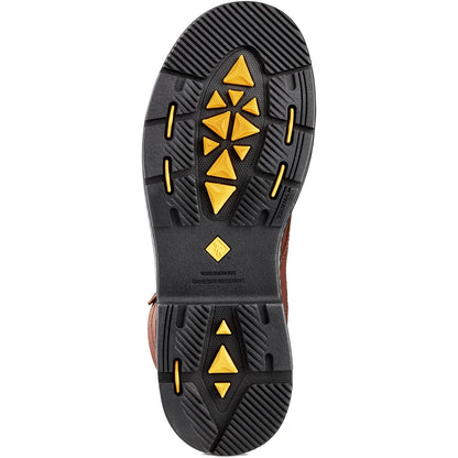 Terra Men's Patton 8" Alloy Toe Waterproof Safety Work Boot -Brown- 4NS5BN - Overlook Boots