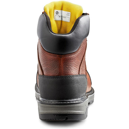 Terra Men's Patton 6" Alloy Toe Waterproof Safety Work Boot -Brown- 4NS6BN - Overlook Boots