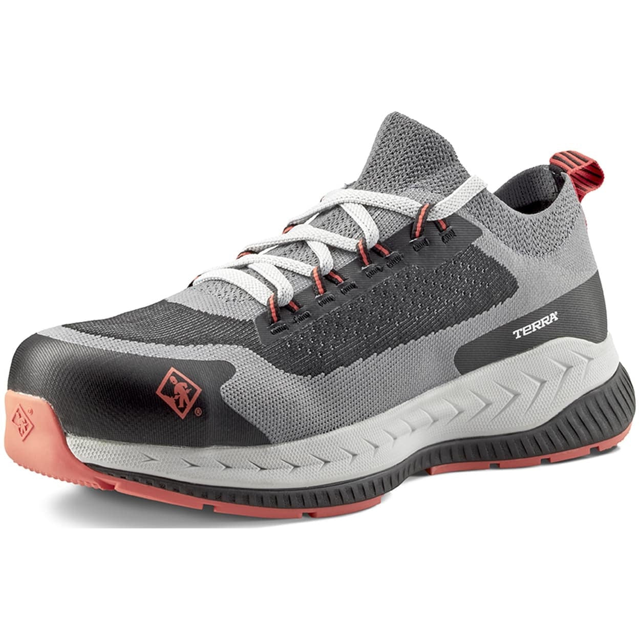 Terra Men's Eclipse Composite Toe Slip Resistant Athletic Work Shoe -Black- 4T8MBR - Overlook Boots