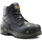 Terra Men's Gantry 6" Nano Composite Toe Waterproof Work Boot -Black- 4T8VBK 7 / Wide / Black - Overlook Boots