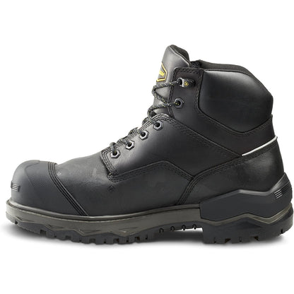 Terra Men's Gantry 6" Nano Composite Toe Waterproof Work Boot -Black- 4T8VBK - Overlook Boots