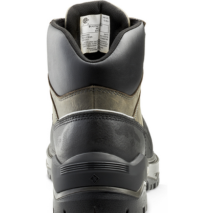 Terra Men's Gantry 6" Nano Composite Toe Waterproof Work Boot -Gray- 4T8VGY - Overlook Boots