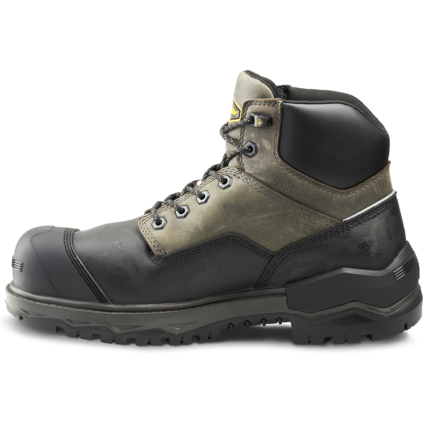 Terra Men's Gantry 6" Nano Composite Toe Waterproof Work Boot -Gray- 4T8VGY - Overlook Boots