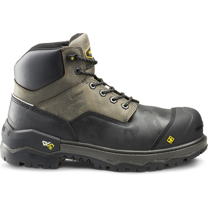 Terra Men's Gantry 6" Nano Composite Toe Waterproof Work Boot -Gray- 4T8VGY - Overlook Boots