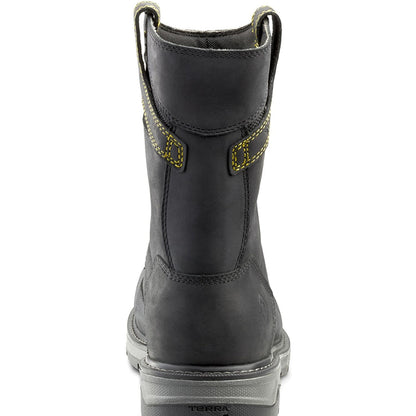 Terra Men's Patton Alloy Toe Waterproof Pull-On Safety Work Boot -Black- 4TCBBK - Overlook Boots