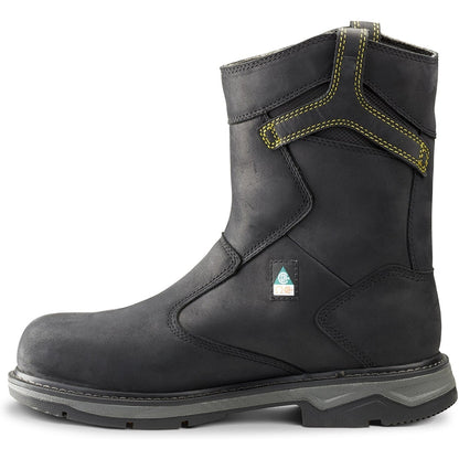 Terra Men's Patton Alloy Toe Waterproof Pull-On Safety Work Boot -Black- 4TCBBK - Overlook Boots