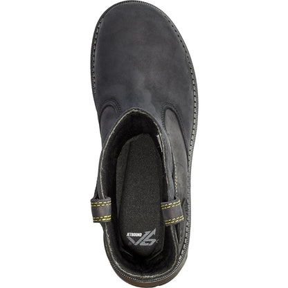 Terra Men's Patton Alloy Toe Waterproof Pull-On Safety Work Boot -Black- 4TCBBK - Overlook Boots