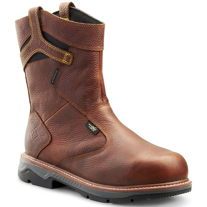 Terra Men's Patton Alloy Toe Waterproof Met Guard Safety Work Boot -Brown- 4TCCBN 7 / Wide / Brown - Overlook Boots