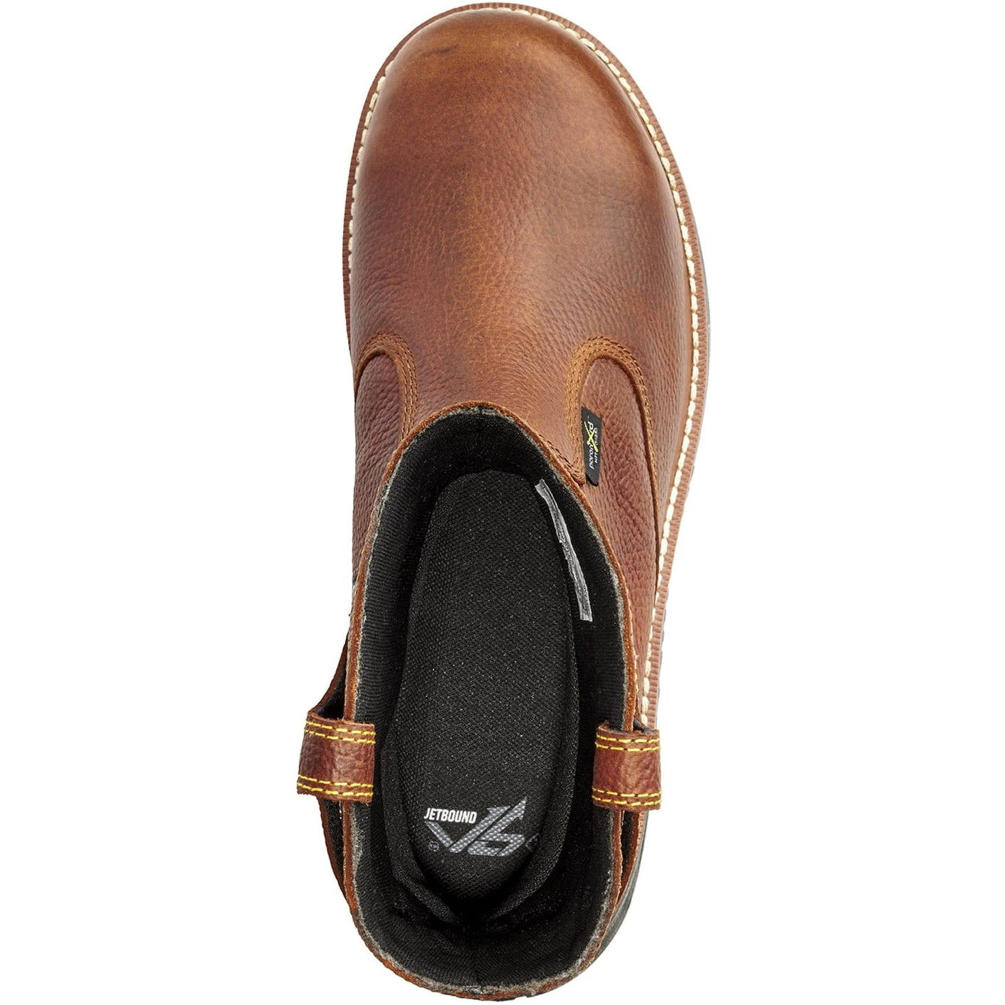 Terra Men's Patton Alloy Toe Waterproof Met Guard Safety Work Boot -Brown- 4TCCBN - Overlook Boots