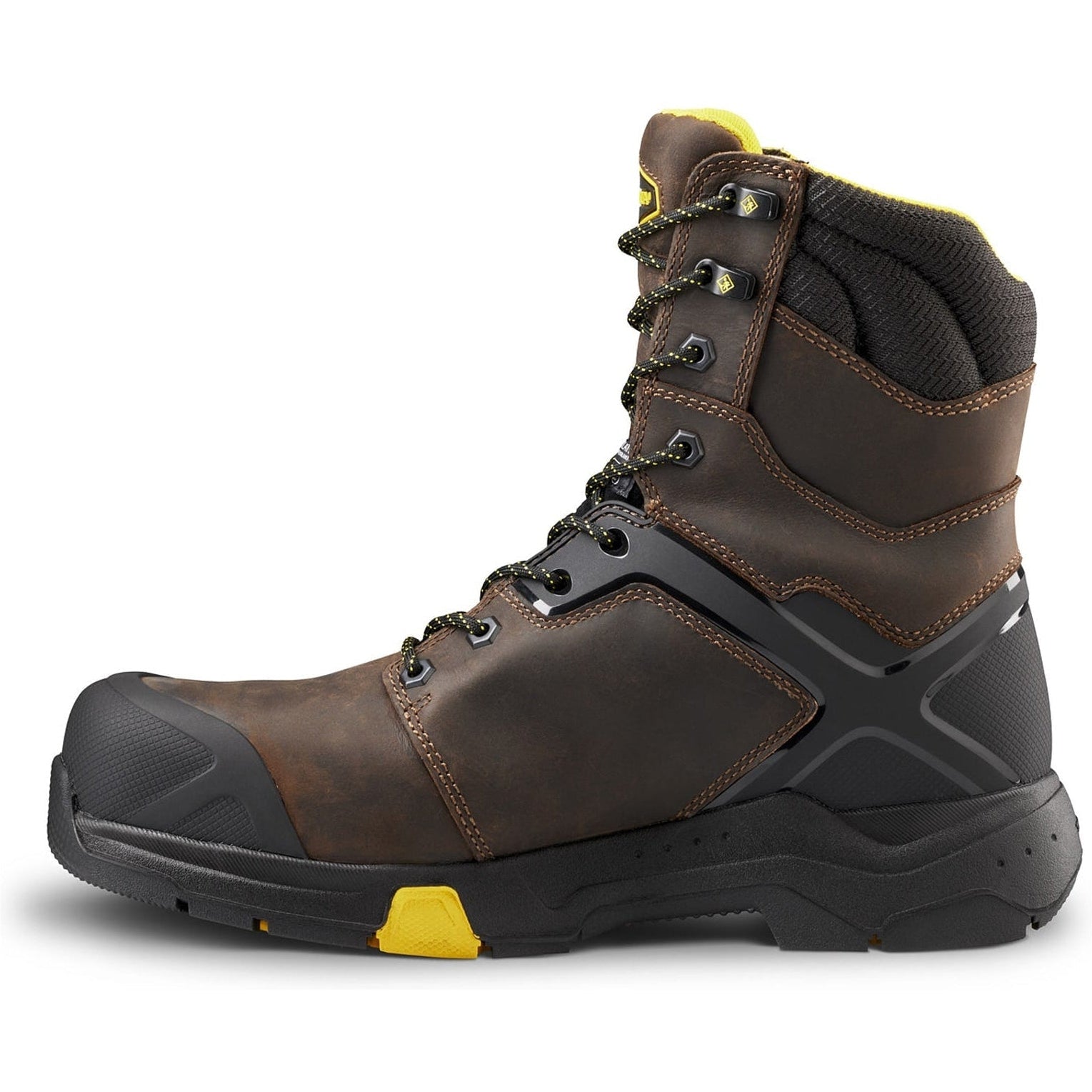 Terra Men's Carbine 8" Composite Toe Waterproof Safety Work Boot -Brown- 4TCRBN - Overlook Boots