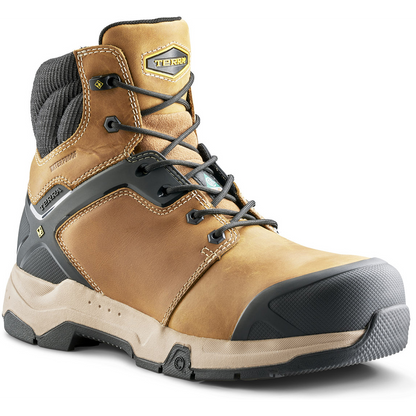 Terra Men's Carbine 6" Composite Toe Waterproof Safety Work Boot -Wheat- 8395WT 7 / Medium / Wheat - Overlook Boots
